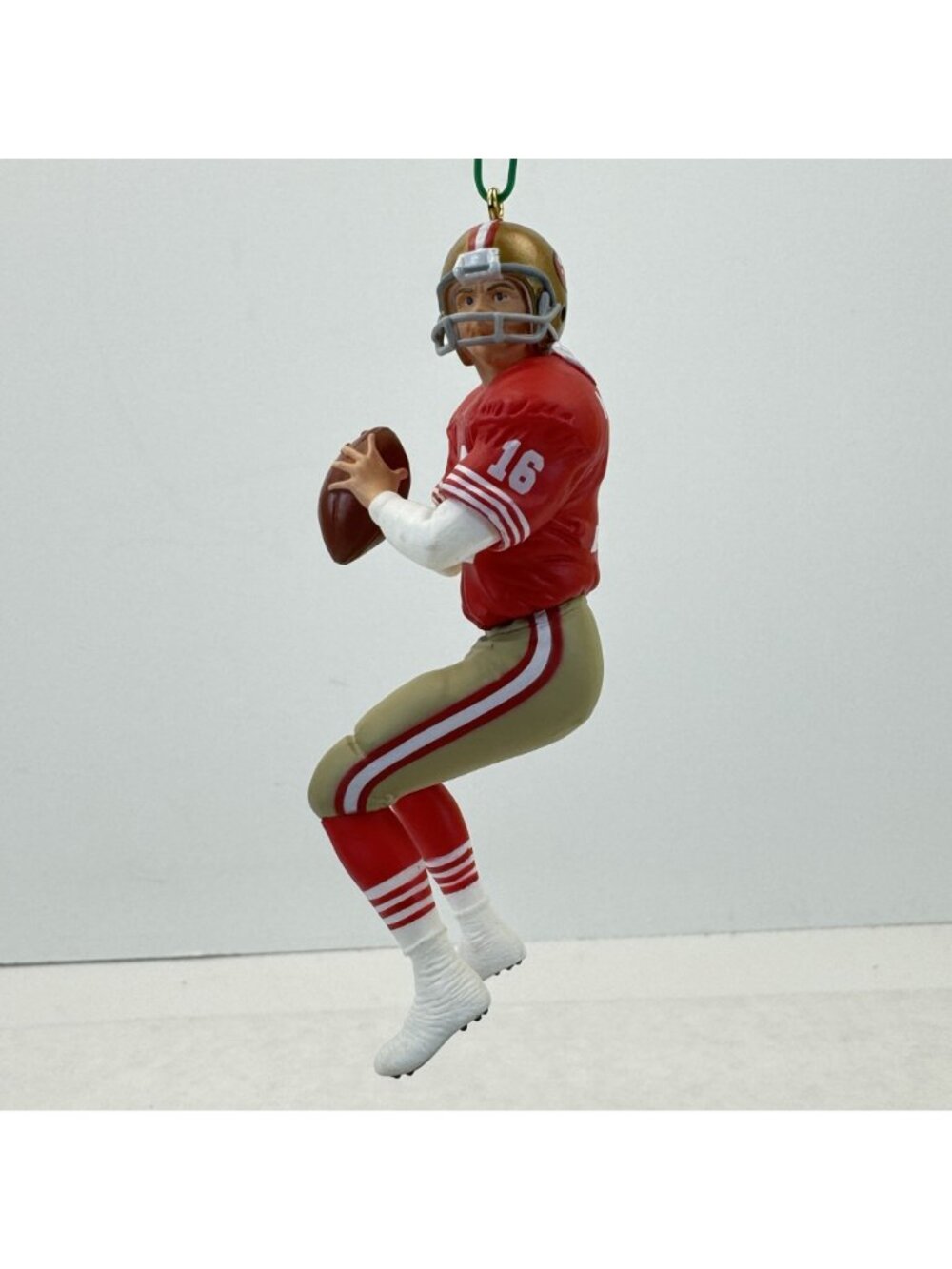 Vtg 1995 Joe Montana 49ers Hallmark Ornament 1st in Football Legends Series NEW - Picture 4 of 16